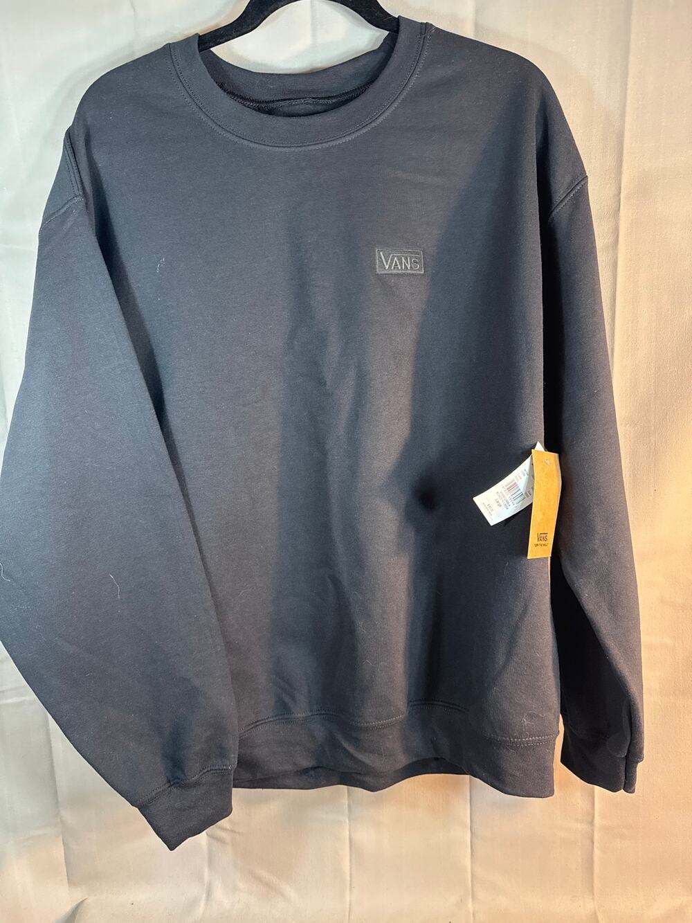 Vans Men’s Black Sweatshirt size Large NWT